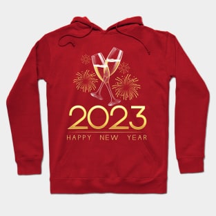 New Years Eve Party Supplies 2023 Happy New Year Family Kids Hoodie